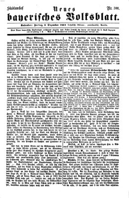 Neues bayerisches Volksblatt Freitag 2. Dezember 1864