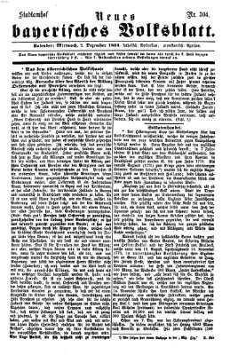 Neues bayerisches Volksblatt Mittwoch 7. Dezember 1864