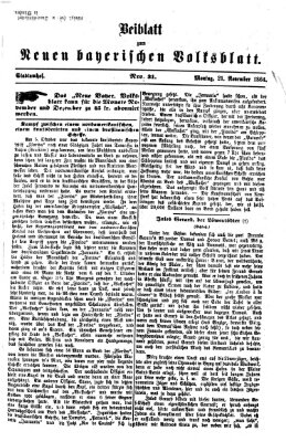 Neues bayerisches Volksblatt Montag 21. November 1864