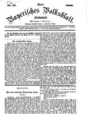 Neues bayerisches Volksblatt Mittwoch 7. Februar 1866