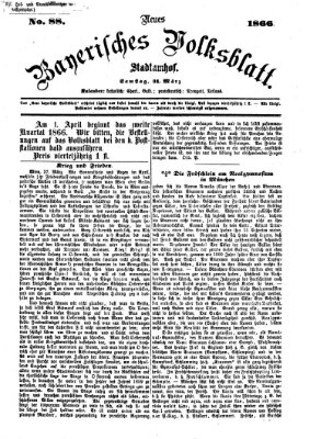 Neues bayerisches Volksblatt Samstag 31. März 1866