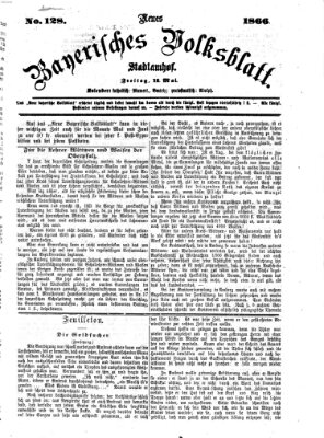 Neues bayerisches Volksblatt Freitag 11. Mai 1866