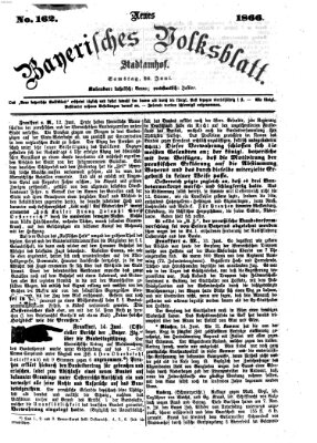 Neues bayerisches Volksblatt Samstag 16. Juni 1866