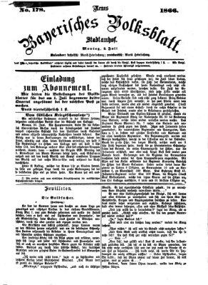 Neues bayerisches Volksblatt Montag 2. Juli 1866