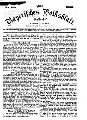 Neues bayerisches Volksblatt Donnerstag 26. Juli 1866