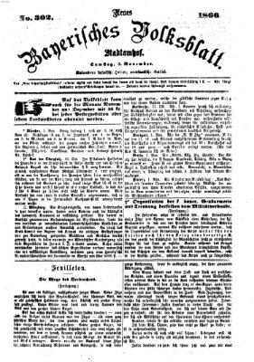 Neues bayerisches Volksblatt Samstag 3. November 1866