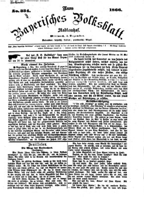 Neues bayerisches Volksblatt Mittwoch 5. Dezember 1866