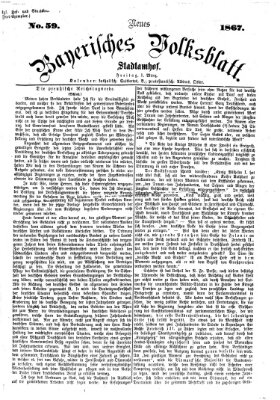 Neues bayerisches Volksblatt Freitag 1. März 1867