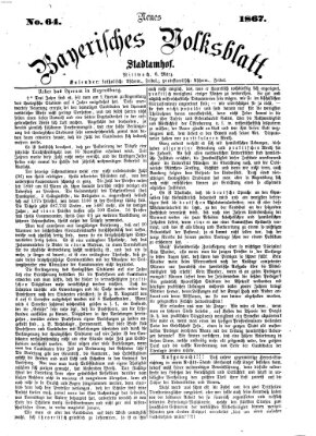 Neues bayerisches Volksblatt Mittwoch 6. März 1867