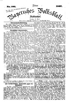 Neues bayerisches Volksblatt Dienstag 16. April 1867