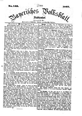 Neues bayerisches Volksblatt Mittwoch 29. Mai 1867