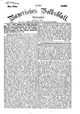 Neues bayerisches Volksblatt Dienstag 2. Juli 1867