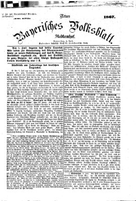 Neues bayerisches Volksblatt Donnerstag 4. Juli 1867