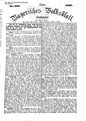 Neues bayerisches Volksblatt Dienstag 30. Juli 1867