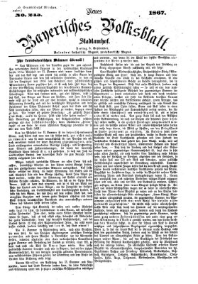 Neues bayerisches Volksblatt Freitag 6. September 1867