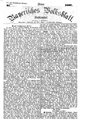 Neues bayerisches Volksblatt Samstag 14. September 1867