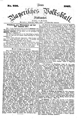 Neues bayerisches Volksblatt Dienstag 17. September 1867