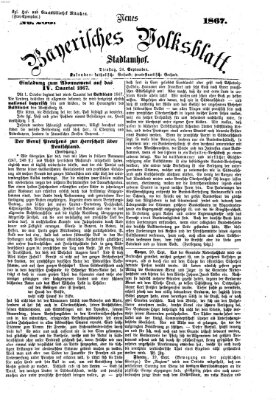 Neues bayerisches Volksblatt Dienstag 24. September 1867