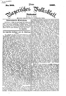 Neues bayerisches Volksblatt Montag 14. Oktober 1867