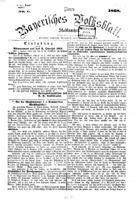 Neues bayerisches Volksblatt Donnerstag 2. Januar 1868