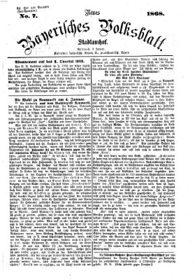 Neues bayerisches Volksblatt Mittwoch 8. Januar 1868