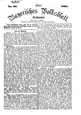 Neues bayerisches Volksblatt Mittwoch 29. Januar 1868