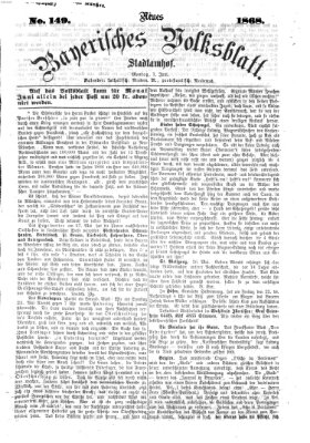 Neues bayerisches Volksblatt Montag 1. Juni 1868