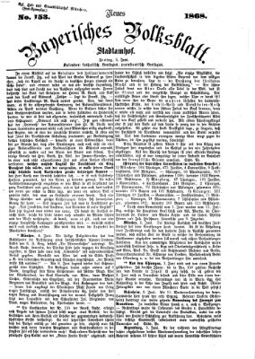 Neues bayerisches Volksblatt Freitag 5. Juni 1868