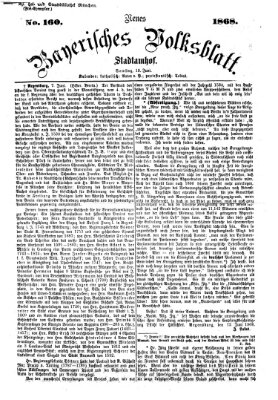 Neues bayerisches Volksblatt Donnerstag 18. Juni 1868