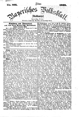 Neues bayerisches Volksblatt Donnerstag 18. Juni 1868