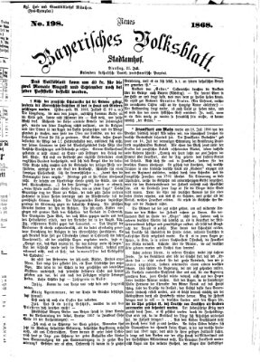 Neues bayerisches Volksblatt Dienstag 21. Juli 1868