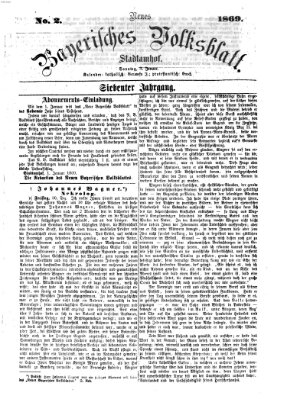 Neues bayerisches Volksblatt Sonntag 3. Januar 1869