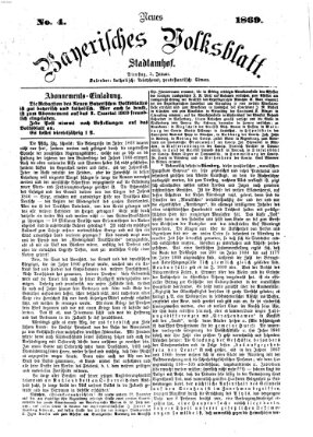 Neues bayerisches Volksblatt Dienstag 5. Januar 1869