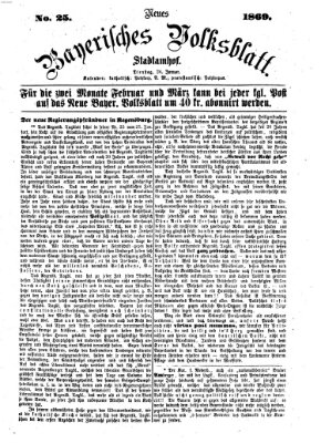 Neues bayerisches Volksblatt Dienstag 26. Januar 1869