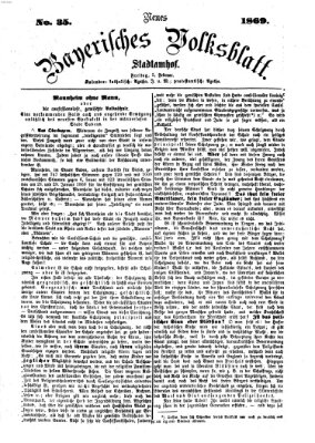 Neues bayerisches Volksblatt Freitag 5. Februar 1869