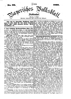 Neues bayerisches Volksblatt Montag 12. April 1869