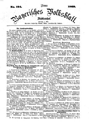 Neues bayerisches Volksblatt Freitag 7. Mai 1869