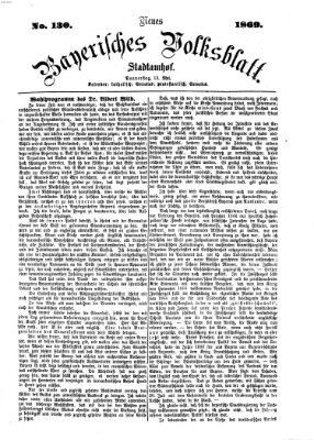 Neues bayerisches Volksblatt Donnerstag 13. Mai 1869