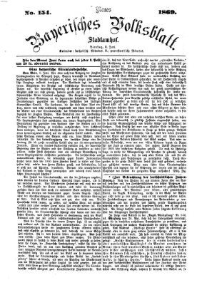 Neues bayerisches Volksblatt Dienstag 8. Juni 1869