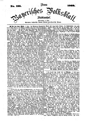 Neues bayerisches Volksblatt Mittwoch 9. Juni 1869