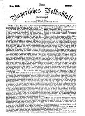 Neues bayerisches Volksblatt Freitag 11. Juni 1869
