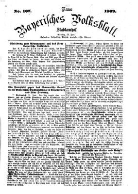 Neues bayerisches Volksblatt Montag 21. Juni 1869