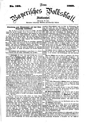 Neues bayerisches Volksblatt Mittwoch 23. Juni 1869