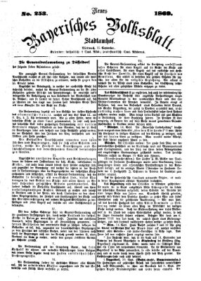 Neues bayerisches Volksblatt Mittwoch 15. September 1869