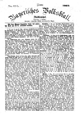 Neues bayerisches Volksblatt Sonntag 5. Dezember 1869