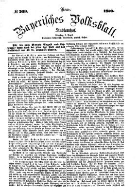 Neues bayerisches Volksblatt Dienstag 2. August 1870