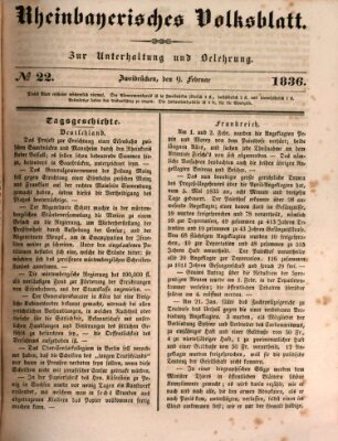 Rheinbayerisches Volksblatt Dienstag 9. Februar 1836