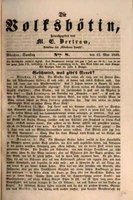 Die Volksbötin Samstag 12. Mai 1849