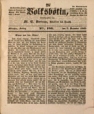 Die Volksbötin Freitag 7. Dezember 1849