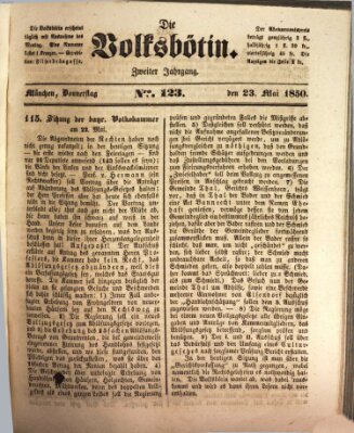 Die Volksbötin Donnerstag 23. Mai 1850